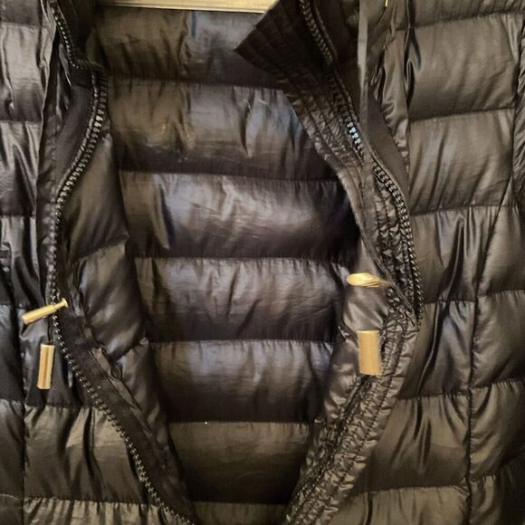 Via Spiga Womens Black Quilted Lightweight Puffer Jacket Coat, Size XS - Picture 7 of 12
